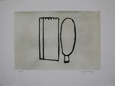 Акватинта Hernandez Pijuan - Memòria de la Segarra I