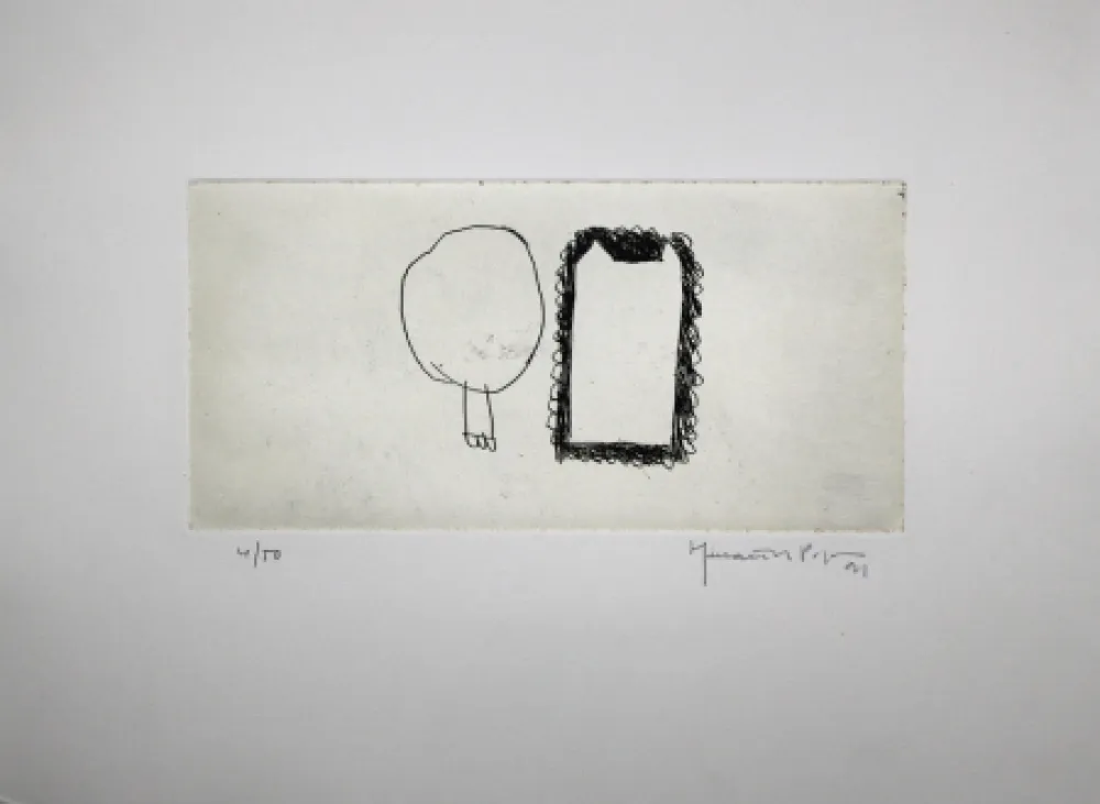 Гравюра Hernandez Pijuan - Memòria de la Segarra IV