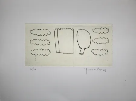 Гравюра Hernandez Pijuan - Memòria de la Segarra V