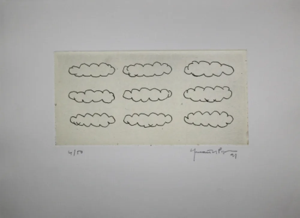 Гравюра Hernandez Pijuan - Memòria de la Segarra VI