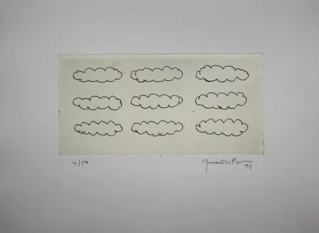 Гравюра Hernandez Pijuan - Memòria de la Segarra VI