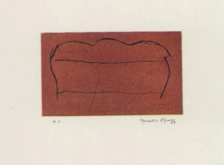 Акватинта Hernandez Pijuan - Ocre