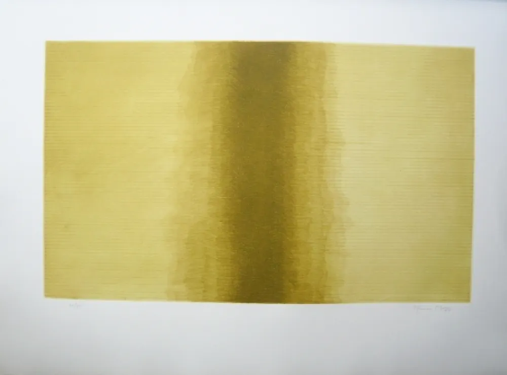 Гравюра Hernandez Pijuan - Ombra sobre daurat