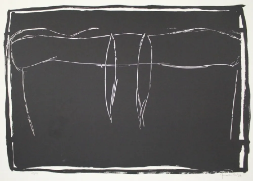 Литография Hernandez Pijuan - Paisatge 4 / Landscape 4