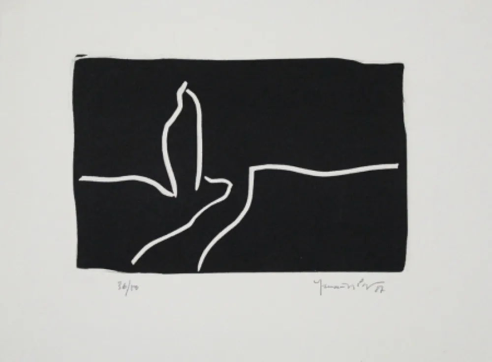 Линогравюра Hernandez Pijuan - Paisatge I / Landscape I