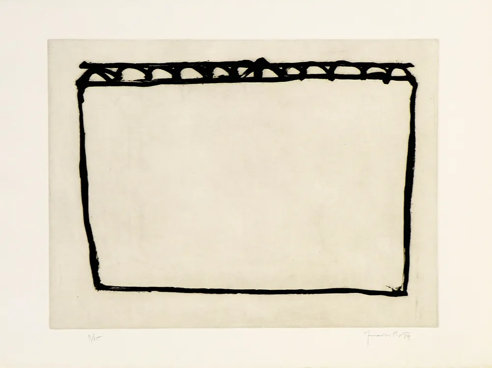 Гравюра Hernandez Pijuan - Recorrido para un espacio IV