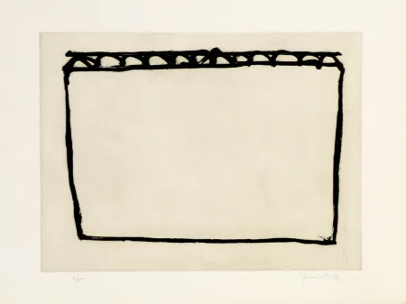 Гравюра Hernandez Pijuan - Recorrido para un espacio IV