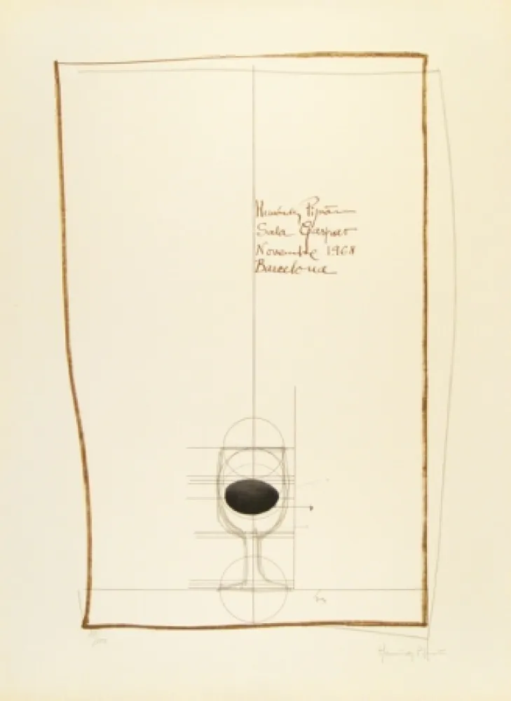 Линогравюра Hernandez Pijuan - Sala Gaspar