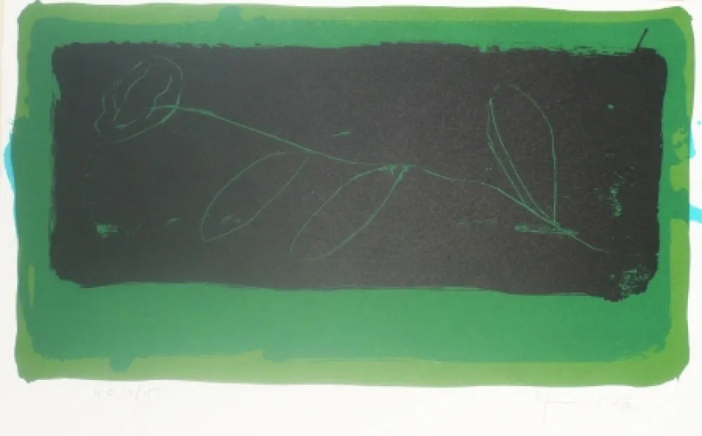 Литография Hernandez Pijuan - Sans titre 3