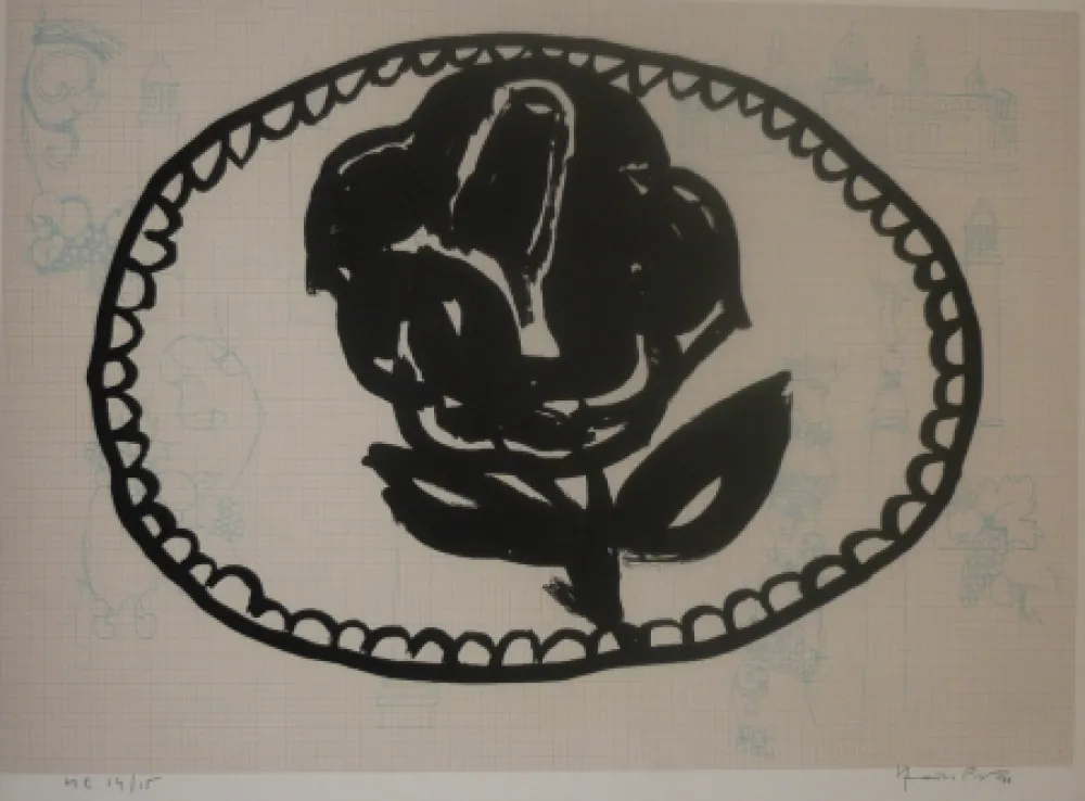 Литография Hernandez Pijuan - Sans titre 6