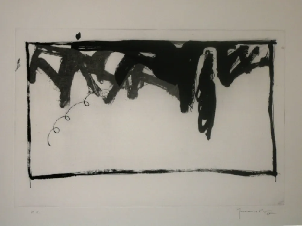 Литография Hernandez Pijuan - Sans titre 