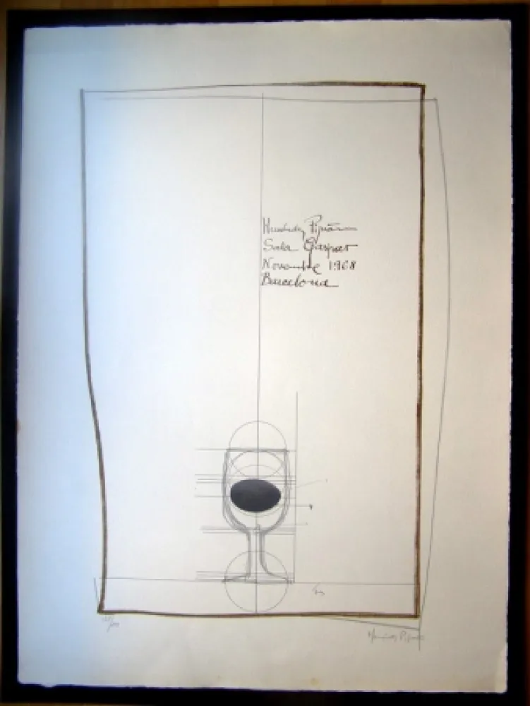 Литография Hernandez Pijuan - S/T