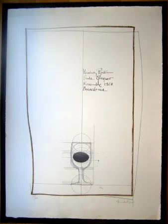 Литография Hernandez Pijuan - S/T