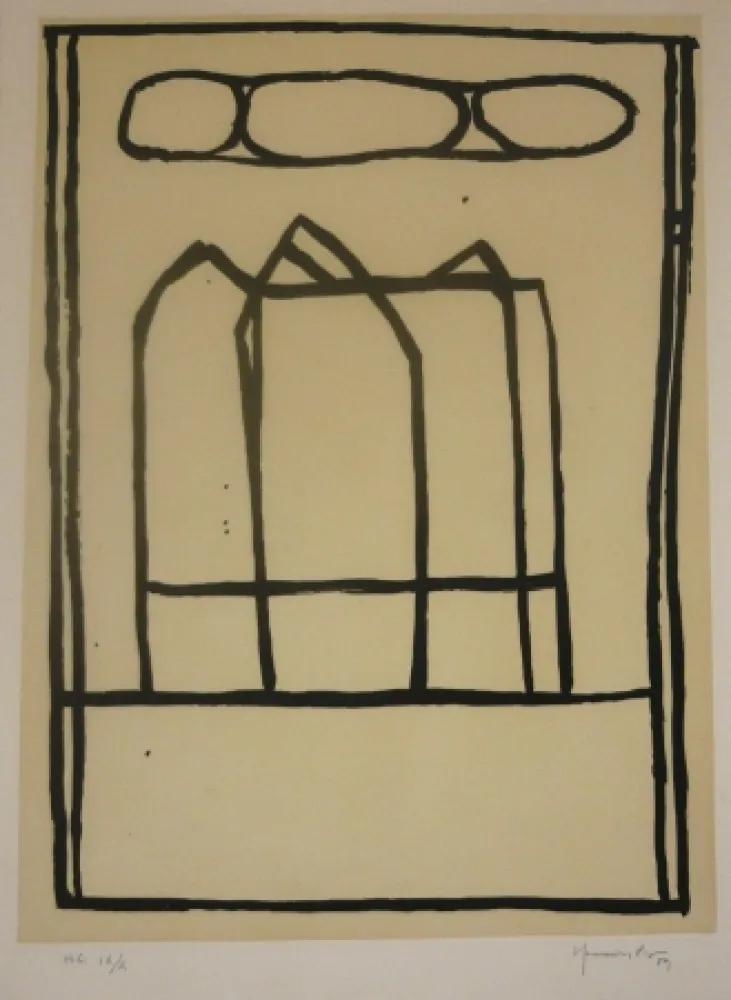 Офорт Hernandez Pijuan - The Chase Manhattan Bank