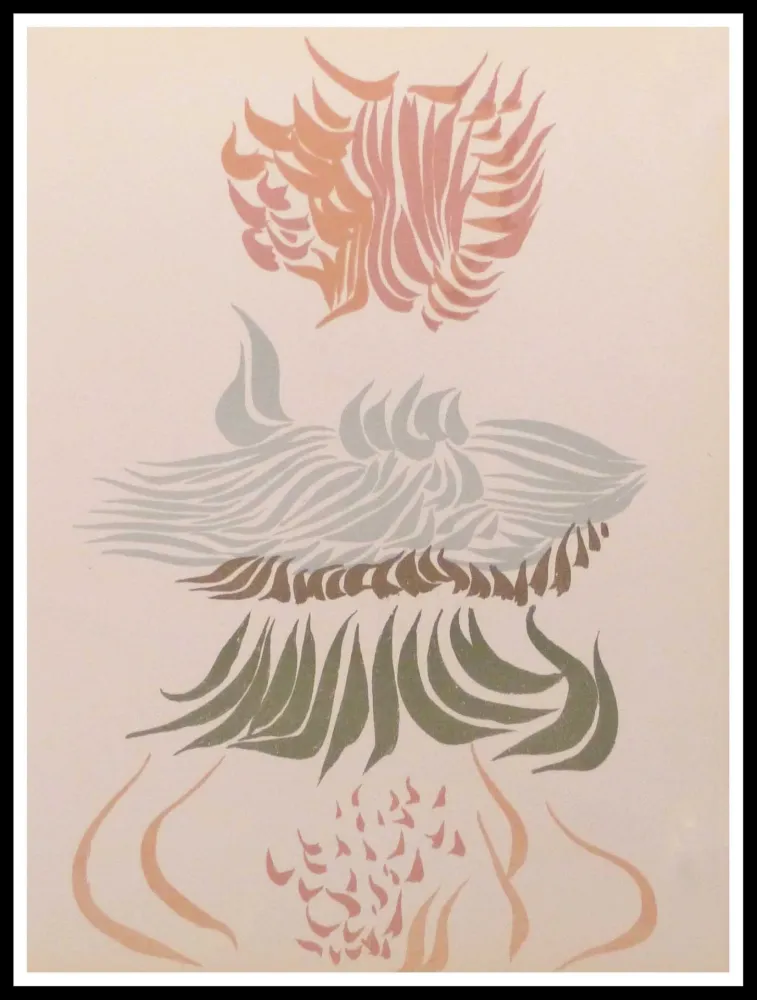 Литография Herold - Composition florale 