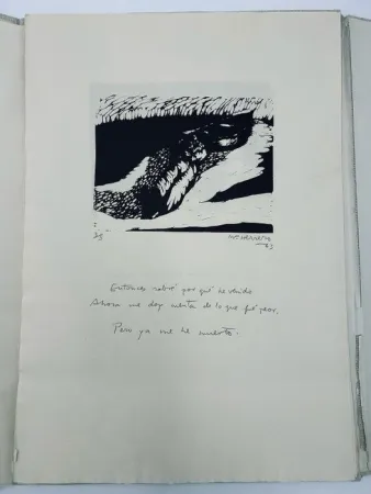 Иллюстрированная Книга Herrero - Fábula del hombre que quería morir y no moría y se empezó a aburrir