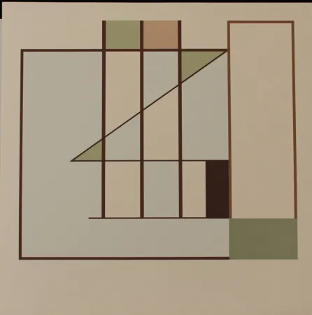 Литография Heurtaux - COMPOSITION - EXACTA FROM CONSTRUCTIVISM TO SYSTEMATIC ART 1918-1985