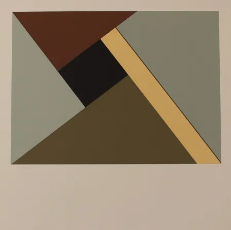 Литография Heurtaux - COMPOSITION - EXACTA FROM CONSTRUCTIVISM TO SYSTEMATIC ART 1918-1985