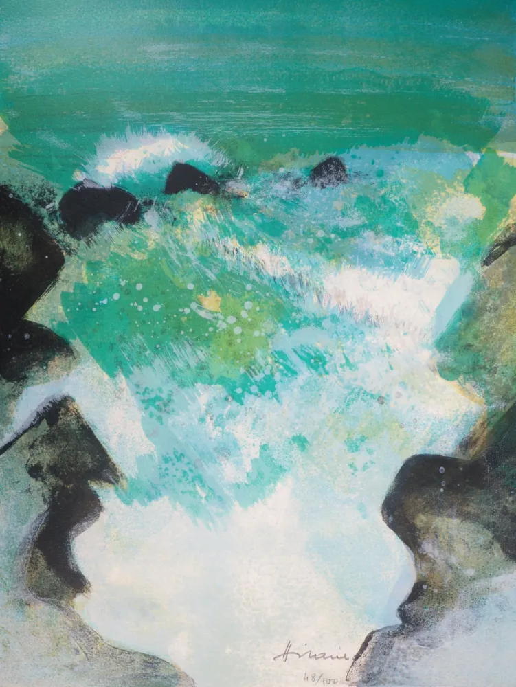 Литография Hilaire - Cote Normande