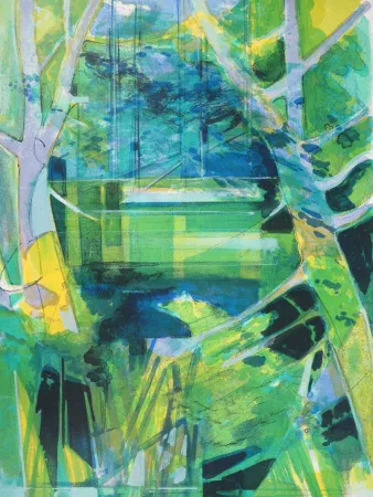 Литография Hilaire - Normandie, Bord de l’Epte