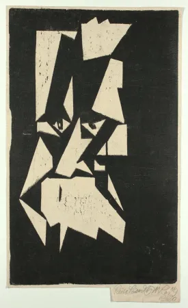 Гравюра На Дереве Hilker -  Kopf (Head)