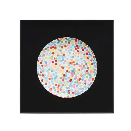 Многоэкземплярное Произведение Hirst - All Over Dot Signed Plate