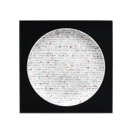 Многоэкземплярное Произведение Hirst - All Over Text Large Plate