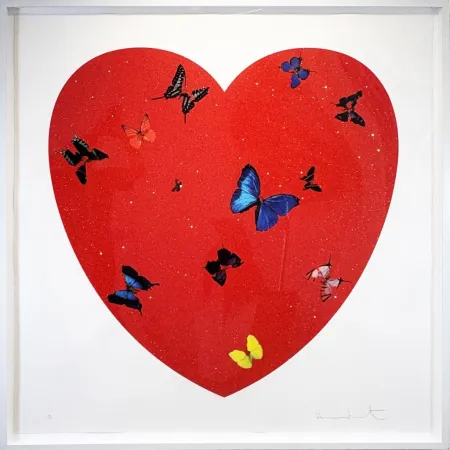 Сериграфия Hirst - All You Need is Love Love Love
