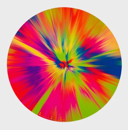 Многоэкземплярное Произведение Hirst - Beautiful, Profusely Meditative