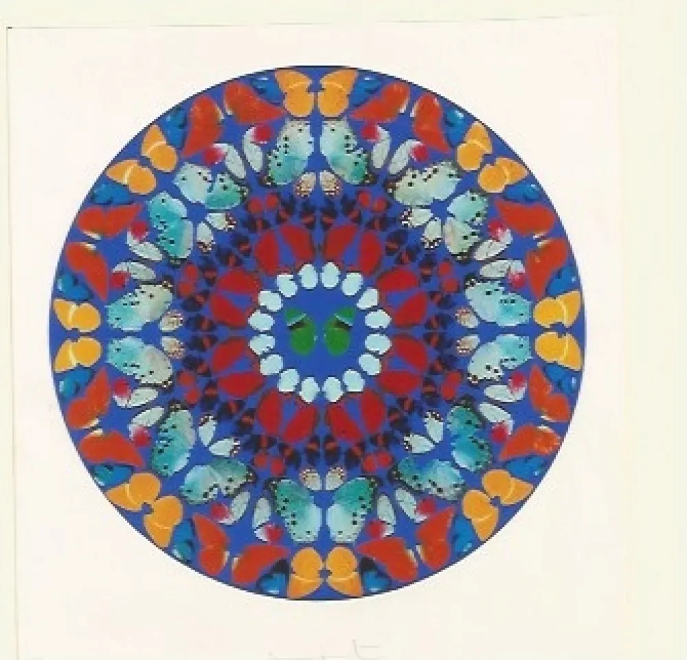 Многоэкземплярное Произведение Hirst - Domino Confito (diamond dust)