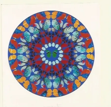 Многоэкземплярное Произведение Hirst - Domino Confito (diamond dust)