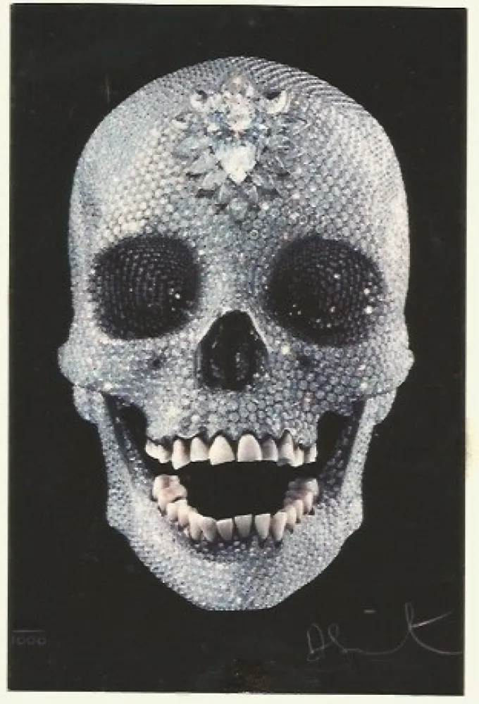 Сериграфия Hirst - For the love of God