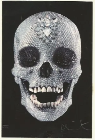 Сериграфия Hirst - For the love of God