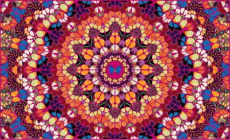 Многоэкземплярное Произведение Hirst - Harlequin from The Kaleidoscopes H18-1