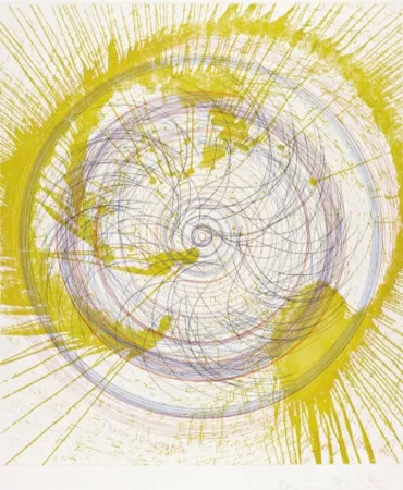 Офорт Hirst - In a Spin, the Action of the World on Things, volume II