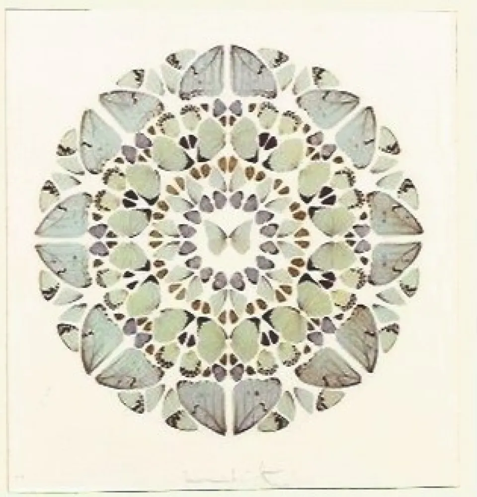 Сериграфия Hirst - Psalm Print, Exaudi, Domine (Diamond dust)