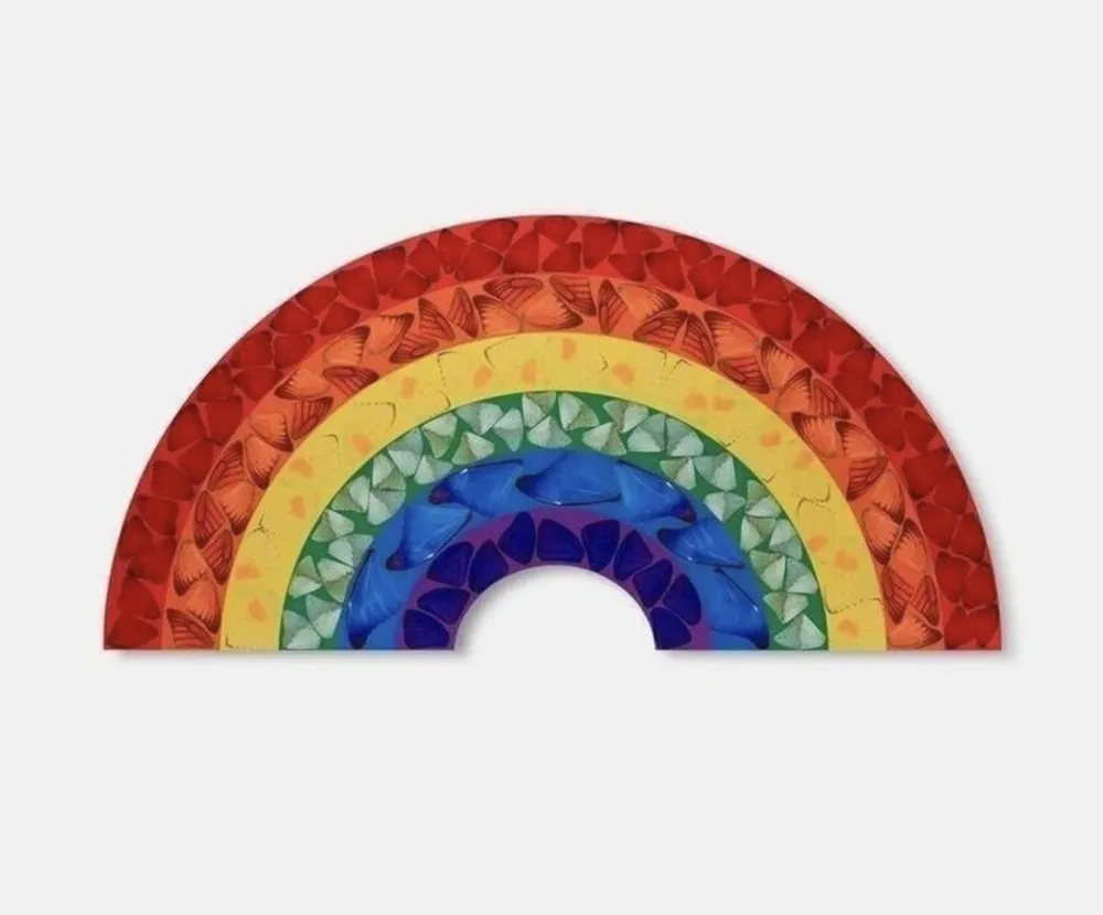 Многоэкземплярное Произведение Hirst - Rainbow - Small