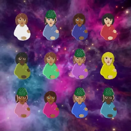 Многоэкземплярное Произведение Hirst - Signed Great Expectations (Universe Painting Background)