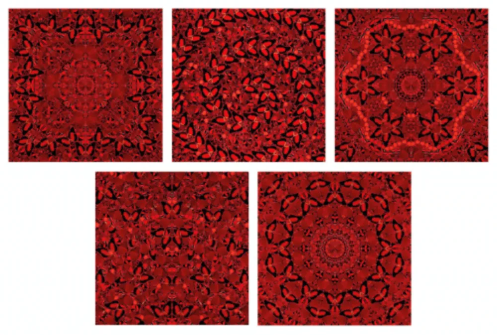 Многоэкземплярное Произведение Hirst - The Empresses (set of 5)