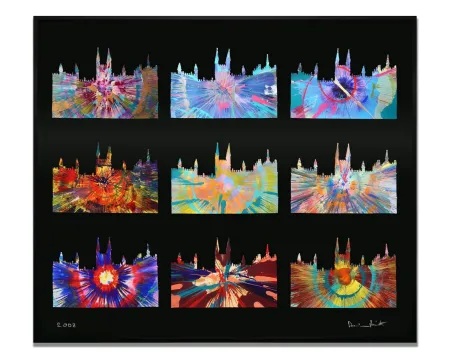 Сериграфия Hirst - Toddington Spins for Contemporary Art Society, 2008