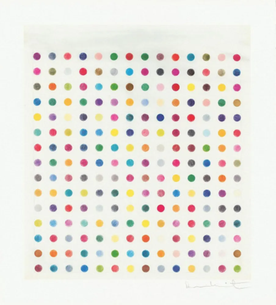 Многоэкземплярное Произведение Hirst - Untitled B Spot Drawing
