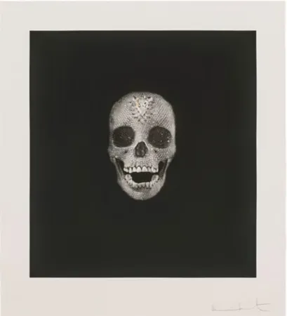 Многоэкземплярное Произведение Hirst - Victory Over Death Hand Finished Print