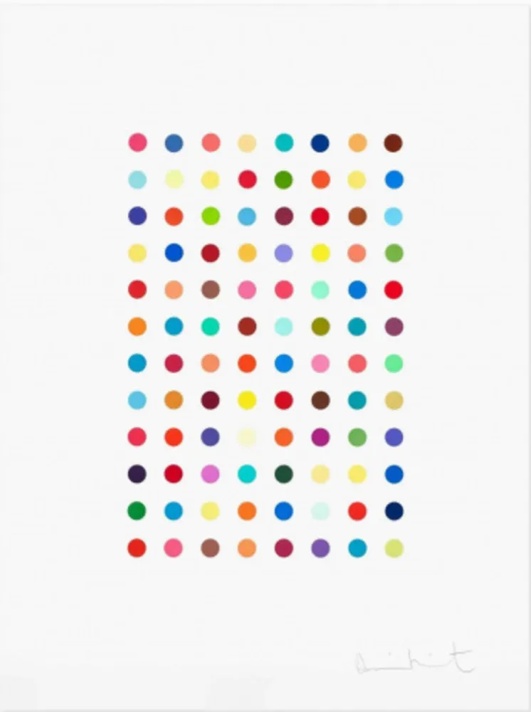 Гравюра Hirst - Xylene Cyanol Dye Solution