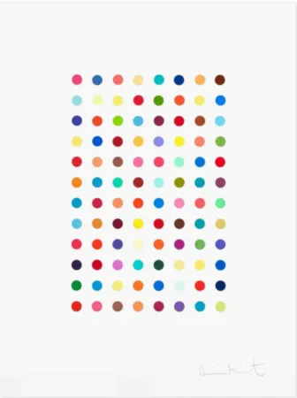 Гравюра Hirst - Xylene Cyanol Dye Solution