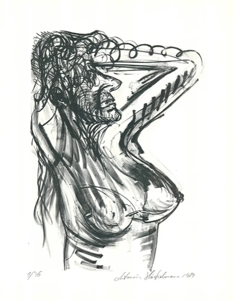 Литография Höckelmann - Alexandra