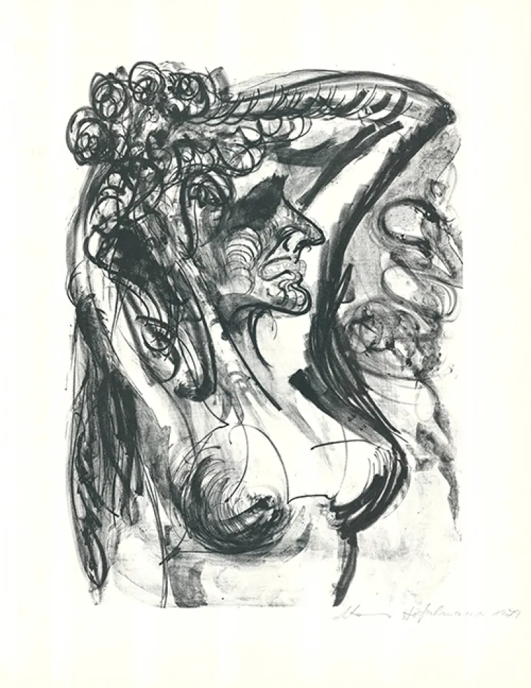 Литография Höckelmann - Alexandra