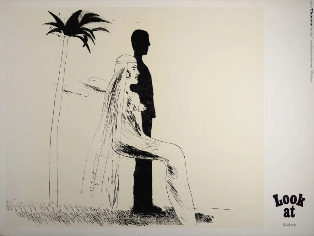 Литография Hockney - (After) Look at Hockney, 1970