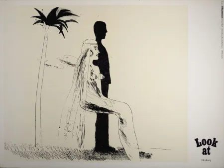 Литография Hockney - (After) Look at Hockney, 1970