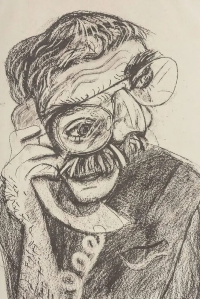 Литография Hockney - An Image of Ken