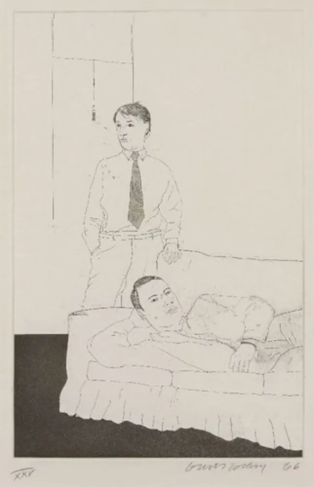 Многоэкземплярное Произведение Hockney - Beautiful and White Flowers